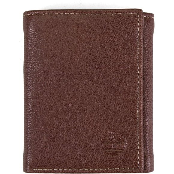 Men's Genuine Leather RFID Blocking Trifold Wallet - Picture 1 of 6